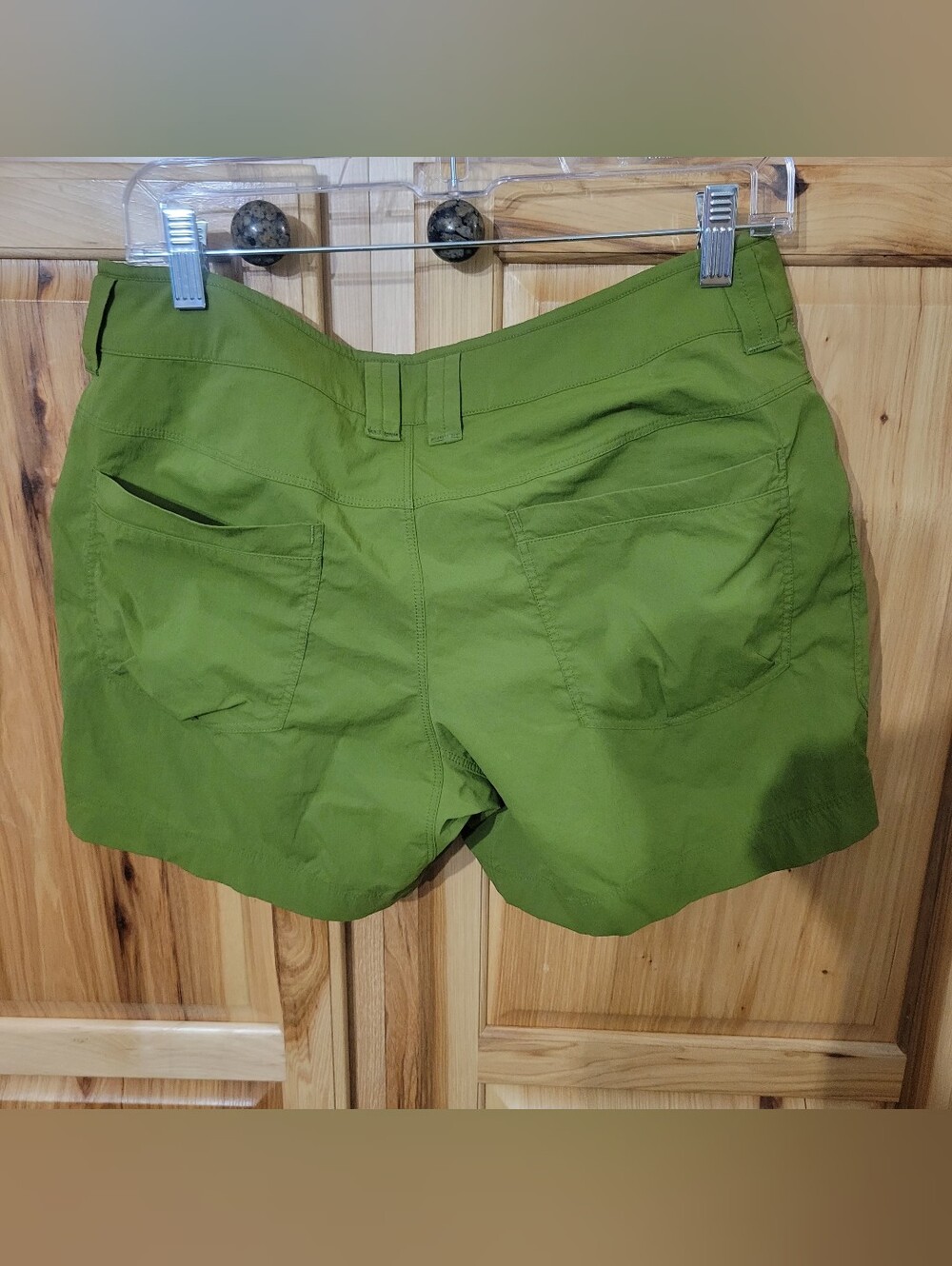 Arc'teryx Womens Parapet Green Hiking Shorts  Sz 10 - Picture 3 of 5